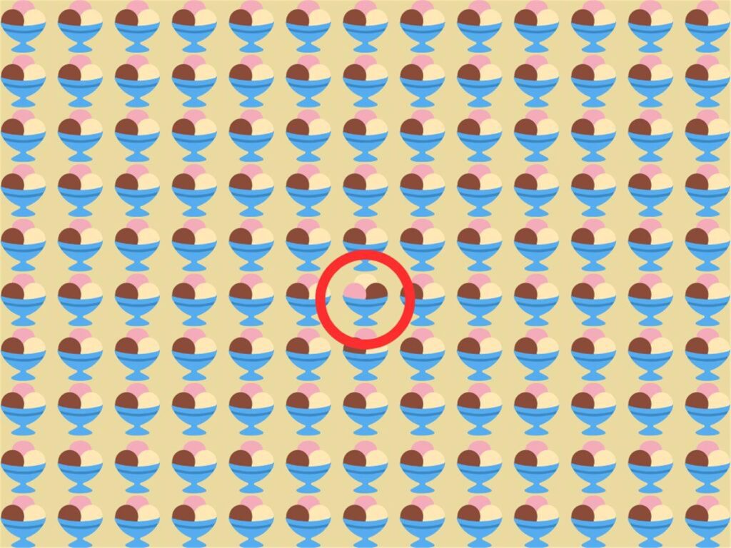 Auflösung Bilderrätsel Suchbild Eis Emoji