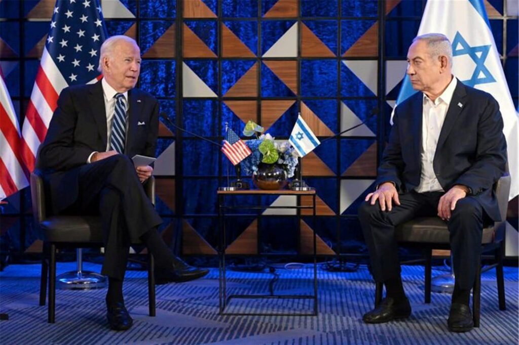 Joe Biden (l), Präsident der USA, und Benjamin Netanjahu, Ministerpräsident von Israel Joe Biden (l), Präsident der USA, und Benjamin Netanjahu, Ministerpräsident von Israel