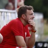 Kevin Jagusch (hockend) will die Mannschaft von RW Unna zusammen mit Marc Schmitt (hinter ihm, stehend, r.) formen.