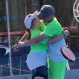 Freue über gewonnene Ballwechsel. Beim ersten inklusiven Padel-Turnier in Kamen stand vor allem der Spaßfaktor im Fokus.