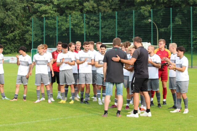 Die Spieler des Werner SC bei der Siegerehrung. Am Ende gab’s Platz drei.