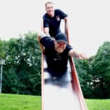 Jason Kraus (vorne) leitet mit Jannes Zapf inzwischen die Eventagentur seines Vaters Olaf.