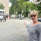 Offenen Drogenhandel beobachtet Uta Rotermund immer wieder auf dem Stefan-Engel-Platz vor dem Klinikum an der Beurhausstraße.