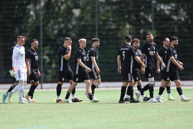 Die Mannschaft von Eintracht Werne auf dem Platz