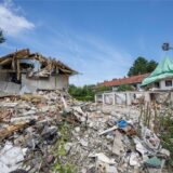 Unglück in Memmingen in Bayern: Nach einer Explosion ist ein Haus eingestürzt.