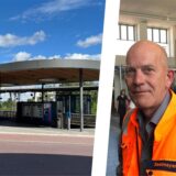 Der Unnaer Bahnhof (l.) und Jörg Seelmeyer, der für Unna zuständige Bahnhofsmanager der Deutschen Bahn.