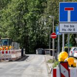 Am Schwimmbad Baustelle in Kamen.