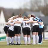 Mannschaftskreis der Frauenmannschaft vom PSV Bork.
