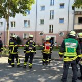 Rund 45 Feuerwehrleute waren am Dienstag an der Klönnestraße im Einsatz.