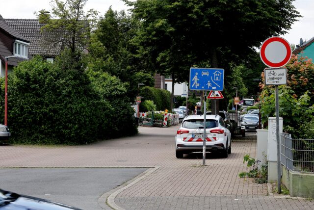 Schöller Straße in der Siedlung Schönhausen in Bergkamen.