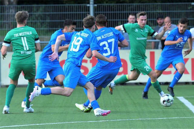 BW Alstedde gegen TuS Westfalia Wethmar beim Aurubis Cup.