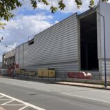 Der Neubau von Zapp an der Hansastraße wächst in die Höhe.