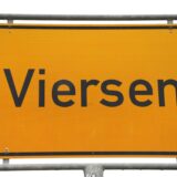 Das Ortsschild von Viersen