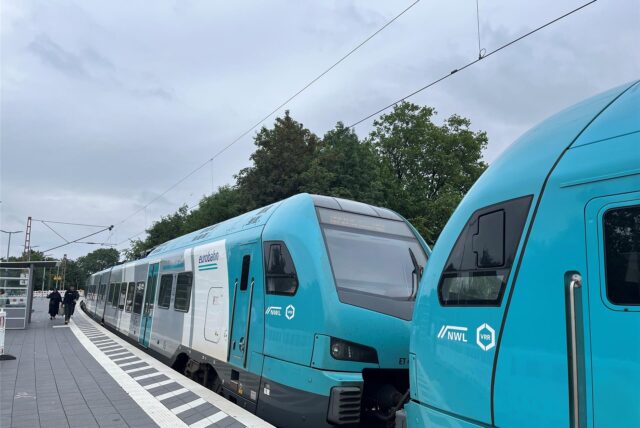 Ein Zug der Linie RB 50