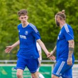 Beteiligten sich am großen Toreschießen: Heerens Tim Heberlein und Tim Kloeter (r.).