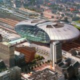 So sah der erste Entwurf für das Ufo am Hauptbahnhof aus.