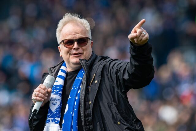 Greuther Fürth, 29. Spieltag im Vonovia Ruhrstadion. Herbert Grönemeyer singt vor dem Spiel das Lied „Bochum“ (Archivbild).