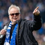 Greuther Fürth, 29. Spieltag im Vonovia Ruhrstadion. Herbert Grönemeyer singt vor dem Spiel das Lied „Bochum“ (Archivbild).