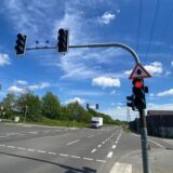 Die Kreuzung Am Eckey/Alter Dortmunder Weg in Schwerte.
