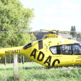 Jeden Tag mehrfach im Einsatz: Der Hubschrauber Christoph 8 startet an der Luftrettungsstation in Lünen.