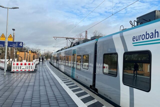 Auf der Strecke des Regionalzugs RB50 kommt es am Samstagabend (24. August) zu einem kurzfristigen Ausfall.