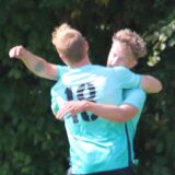 Jubel beim SuS Lünern. Gegen die TuRa-Reserve fuhr die Mannschaft einen 3:0-Erfolg ein.