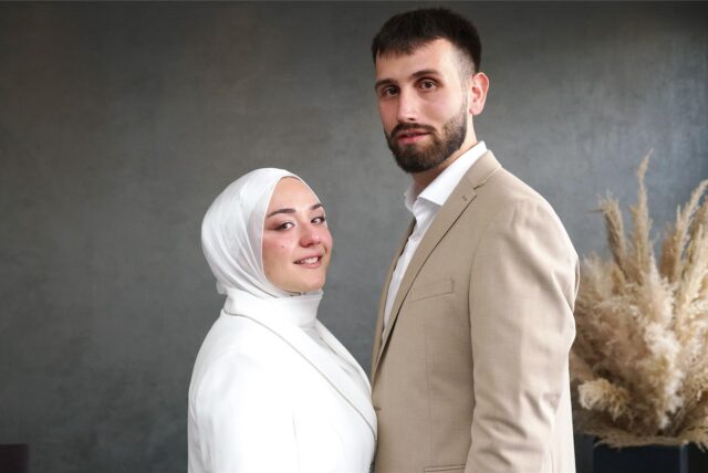 Duygu und Hakan Isik schlossen den Bund der Ehe.