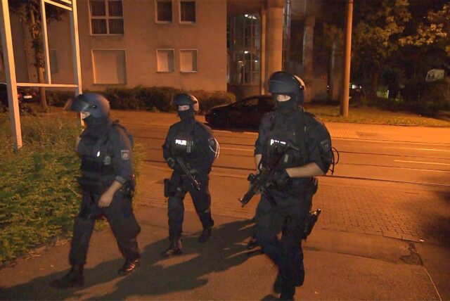 Spezialeinsatzkräfte in Dortmund im Einsatz