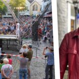 Montage eines Bildes vom Welttheater der Straße und Holger Ehrich, Leiter Kulturbüro und künstlerischer Leiter des Welttheaters der Straße in Schwerte