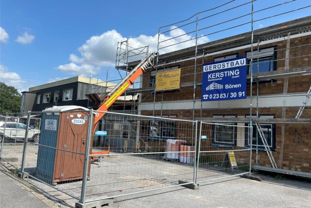Bauarbeiten für neue Rettungswache in Oberaden.