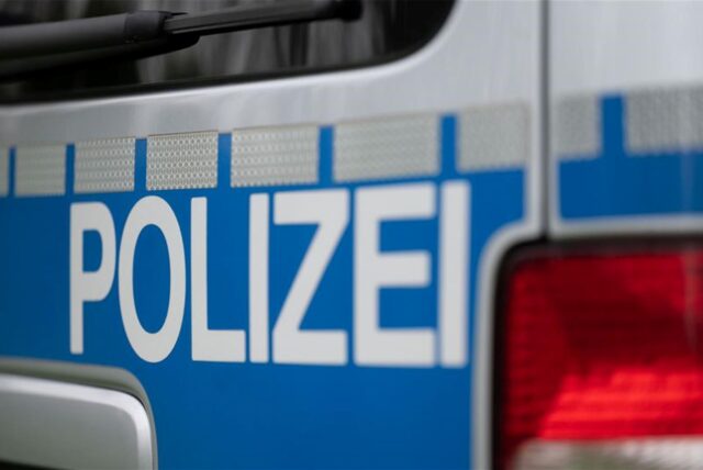 Ein Polizeiwagen.