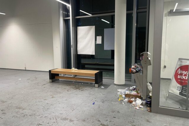 So sah es am Montagnachmittag in der Werne City Mall aus.