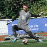 Torwart Ben Laurenzis musste in den ersten drei Saisonspielen im Schnitt drei Gegentore hinnehmen.