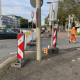 Sperrungen wie hier 2022 wird es bald an der Märkischen Straße geben.