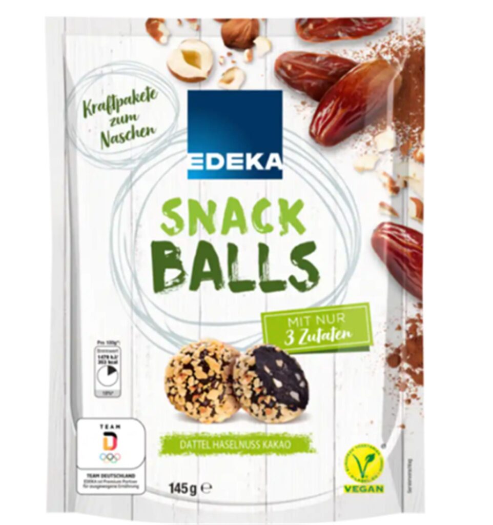 Abbildung der Snack Balls von Edeka, die von einer Rückrufaktion betroffen sind