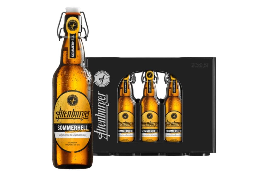 Produktbild des vom Rückruf betroffenen Bieres Altenburger Sommerhell