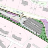 An der Lünener Straße soll kurz hinter dem Bahnübergang auf der jetzigen Pferdeweide ein Discounter entstehen.