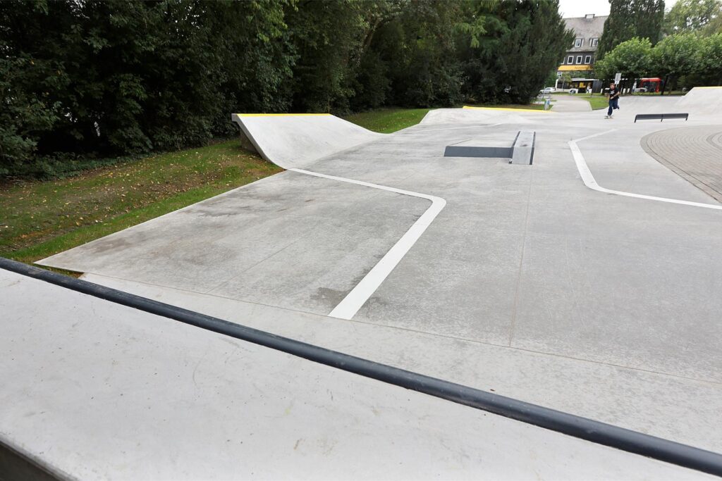 Der neue Skatepark in Kamen ist aus einem Guss gefertigt.