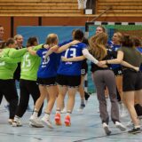 Siegertänzchen nach dem Derby-Erfolg: Der Königsborner SV zwang den HC TuRa Bergkamen mit 25:15 in die Knie.