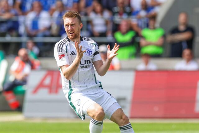 25.08.2024, Fussball, Saison 2024/2025, 2. Bundesliga, 3. Spieltag, 1. FC Magdeburg – FC Schalke 04, Tobias Mohr (FC Schalke 04)



Foto: Tim Rehbein/RHR-FOTO