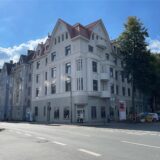 Das Eckhaus an der Lindemannstraße/Sonnenplatz an der Dortmunder Möllerbrücke wird saniert.