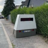 Der Enforcement Trailer des Kreises Unna ist in Holzwickede aufgestellt worden.