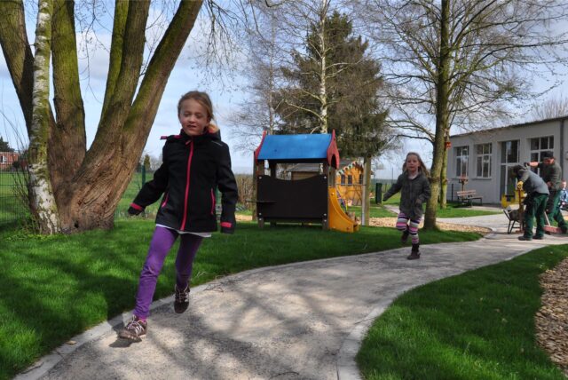 Kinder an der Kita „Die Kleinen Strolche“ in Selm