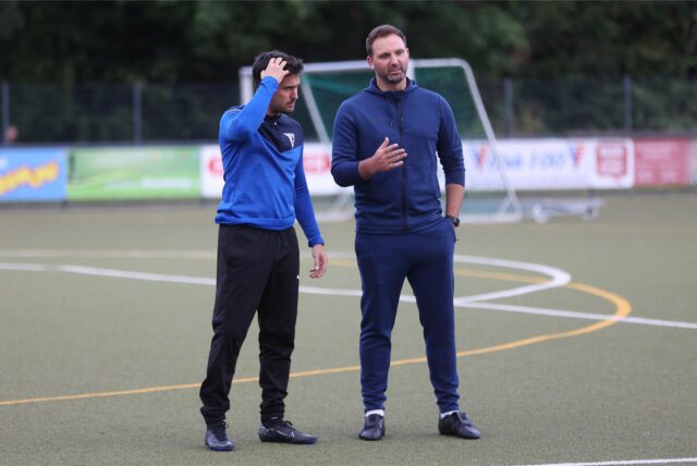 Sven Pahnreck (r.) trainierte nur wenige Monate den Werner SC. Jetzt kam es zur Trennung.