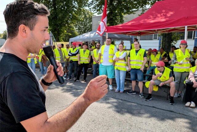 NGG-Gewerkschaftssekretär Samir Boudih