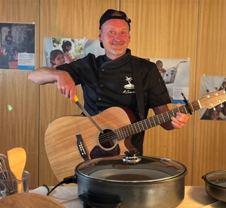 Andre Ceschinski ist nicht nur Musiker, sondern auch gelernter Koch.