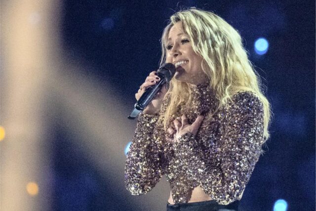 Helene Fischer singt bei der Live-Fernsehshow «Schlagerchampions 2024» im Velodrom.