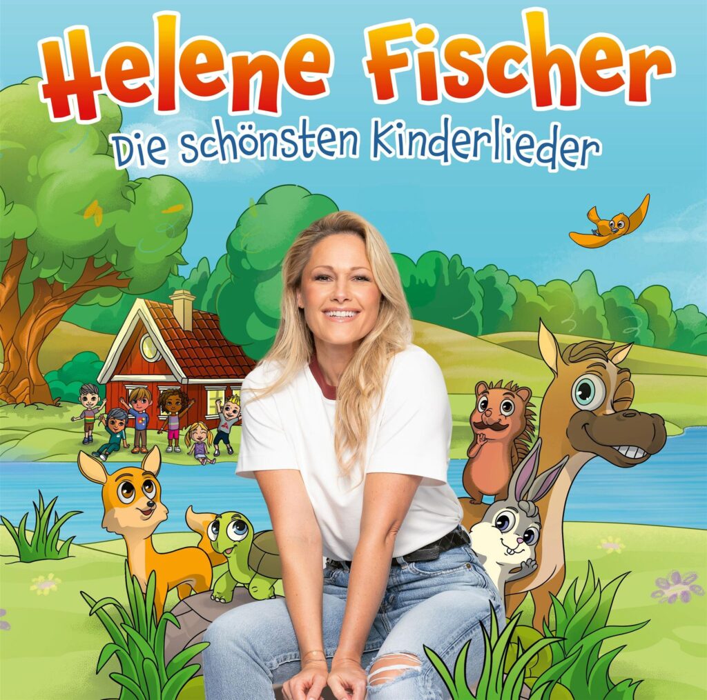 Schlagerstar Helene Fischer ist auf dem Cover ihres neuen Albums «Helene Fischer – Die schönsten Kinderlieder» zu sehen. Schlagerstar Helene Fischer ist auf dem Cover ihres neuen Albums «Helene Fischer – Die schönsten Kinderlieder» zu sehen.