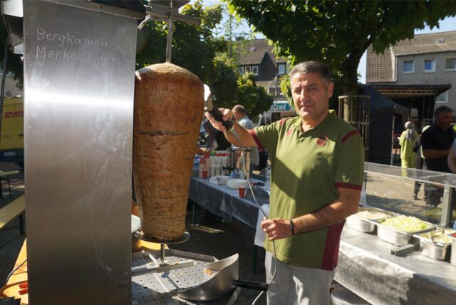Ein Dönerstand beim Multikulturellen Fest in Bergkamen