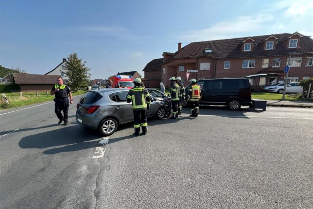 Blick auf die Einmündung zur Varnhöveler Straße in Werne.